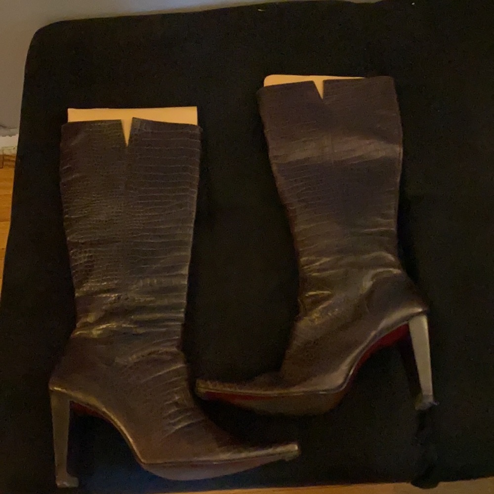 Nine West Pointy Toe Riding Boots - Picture 2 of 8